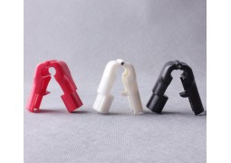 Стоплок на гачок d6мм (білий)